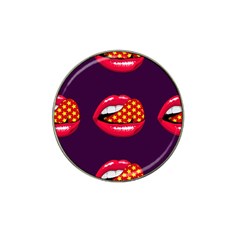 Lip Vector Hipster Example Image Star Sexy Purple Red Hat Clip Ball Marker (4 Pack) by Mariart