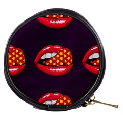 Lip Vector Hipster Example Image Star Sexy Purple Red Mini Makeup Bags by Mariart