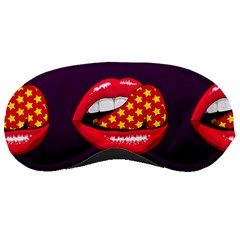 Lip Vector Hipster Example Image Star Sexy Purple Red Sleeping Masks