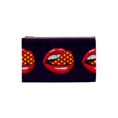 Lip Vector Hipster Example Image Star Sexy Purple Red Cosmetic Bag (small)  by Mariart