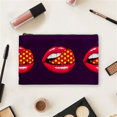 Lip Vector Hipster Example Image Star Sexy Purple Red Cosmetic Bag (medium)  by Mariart