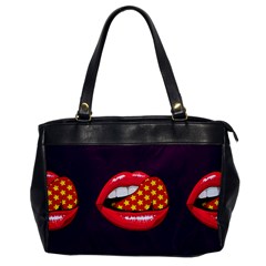 Lip Vector Hipster Example Image Star Sexy Purple Red Office Handbags by Mariart