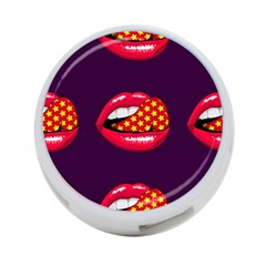 Lip Vector Hipster Example Image Star Sexy Purple Red 4-port Usb Hub (two Sides)  by Mariart