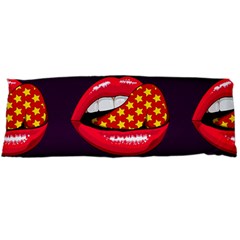 Lip Vector Hipster Example Image Star Sexy Purple Red Body Pillow Case (dakimakura) by Mariart