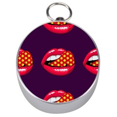 Lip Vector Hipster Example Image Star Sexy Purple Red Silver Compasses by Mariart