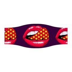 Lip Vector Hipster Example Image Star Sexy Purple Red Stretchable Headband by Mariart