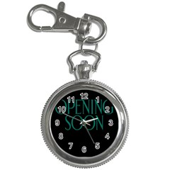 Opening Soon Sign Key Chain Watches by Mariart