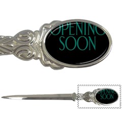 Opening Soon Sign Letter Openers by Mariart