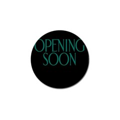 Opening Soon Sign Golf Ball Marker (10 Pack)