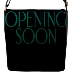 Opening Soon Sign Flap Messenger Bag (s)