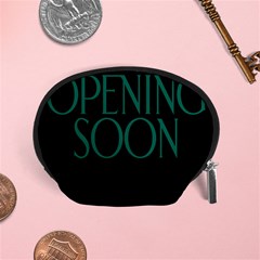 Opening Soon Sign Accessory Pouches (small)  by Mariart