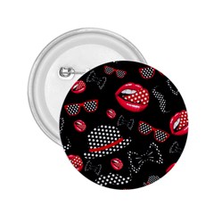 Lip Hat Vector Hipster Example Image Star Sexy Black Red 2 25  Buttons by Mariart