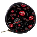 Lip Hat Vector Hipster Example Image Star Sexy Black Red Mini Makeup Bags Back