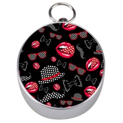 Lip Hat Vector Hipster Example Image Star Sexy Black Red Silver Compasses by Mariart