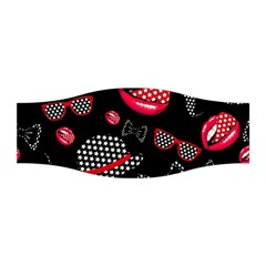 Lip Hat Vector Hipster Example Image Star Sexy Black Red Stretchable Headband by Mariart