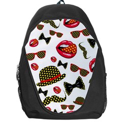 Lip Hat Vector Hipster Example Image Star Sexy Backpack Bag by Mariart