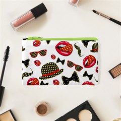 Lip Hat Vector Hipster Example Image Star Sexy Cosmetic Bag (xs) by Mariart