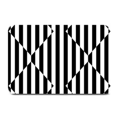 Optical Illusion Inverted Diamonds Plate Mats by Mariart