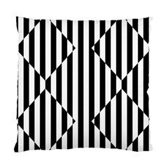 Optical Illusion Inverted Diamonds Standard Cushion Case (two Sides) by Mariart