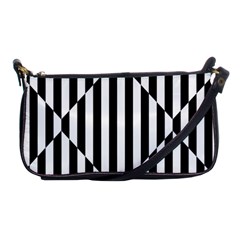 Optical Illusion Inverted Diamonds Shoulder Clutch Bags by Mariart