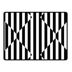 Optical Illusion Inverted Diamonds Fleece Blanket (small) by Mariart