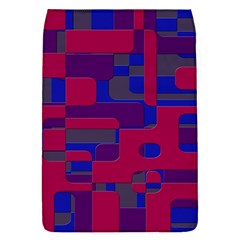 Offset Puzzle Rounded Graphic Squares In A Red And Blue Colour Set Flap Covers (s) 