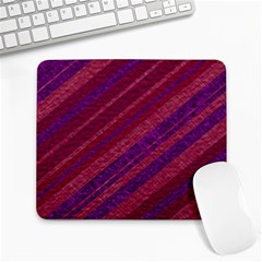 Maroon Striped Texture Large Mousepads by Mariart