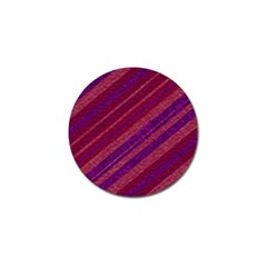 Maroon Striped Texture Golf Ball Marker by Mariart