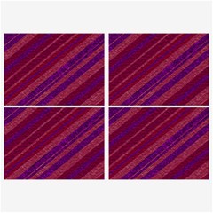 Maroon Striped Texture Belt Buckles by Mariart