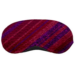 Maroon Striped Texture Sleeping Masks