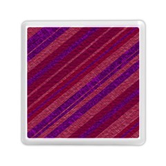 Maroon Striped Texture Memory Card Reader (square) 