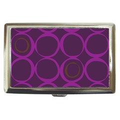 Original Circle Purple Brown Cigarette Money Cases