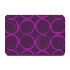 Original Circle Purple Brown Plate Mats