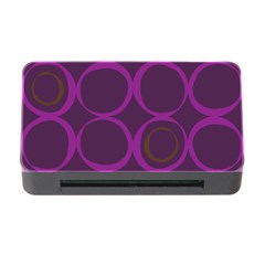 Original Circle Purple Brown Memory Card Reader with CF