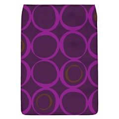 Original Circle Purple Brown Flap Covers (l)  by Mariart