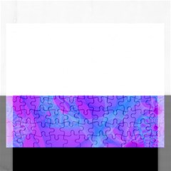 Original Purple Blue Fractal Composed Overlapping Loops Misty Translucent Rectangular Jigsaw Puzzl by Mariart