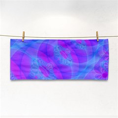 Original Purple Blue Fractal Composed Overlapping Loops Misty Translucent Cosmetic Storage Cases by Mariart