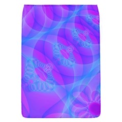 Original Purple Blue Fractal Composed Overlapping Loops Misty Translucent Flap Covers (s)  by Mariart