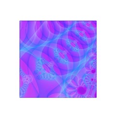 Original Purple Blue Fractal Composed Overlapping Loops Misty Translucent Satin Bandana Scarf by Mariart