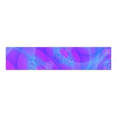 Original Purple Blue Fractal Composed Overlapping Loops Misty Translucent Velvet Scrunchie by Mariart