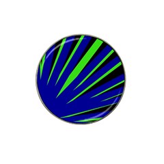 Rays Light Chevron Blue Green Black Hat Clip Ball Marker (10 Pack) by Mariart