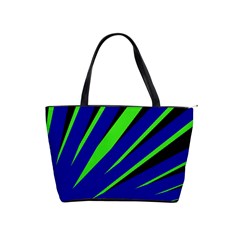 Rays Light Chevron Blue Green Black Shoulder Handbags