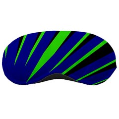 Rays Light Chevron Blue Green Black Sleeping Masks