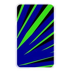 Rays Light Chevron Blue Green Black Memory Card Reader by Mariart