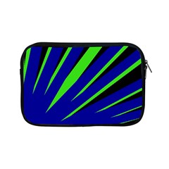 Rays Light Chevron Blue Green Black Apple Ipad Mini Zipper Cases by Mariart