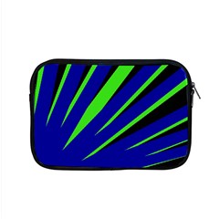 Rays Light Chevron Blue Green Black Apple Macbook Pro 15  Zipper Case by Mariart