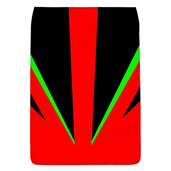 Rays Light Chevron Green Red Black Flap Covers (S) 