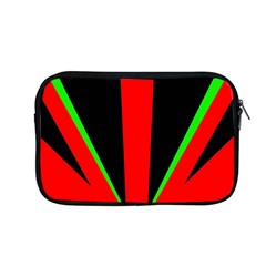 Rays Light Chevron Green Red Black Apple Macbook Pro 13  Zipper Case by Mariart