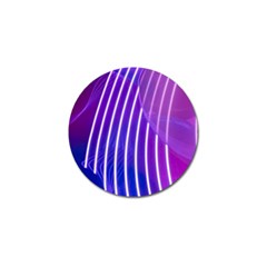 Rays Light Chevron Blue Purple Line Light Golf Ball Marker (4 Pack)