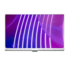 Rays Light Chevron Blue Purple Line Light Business Card Holders